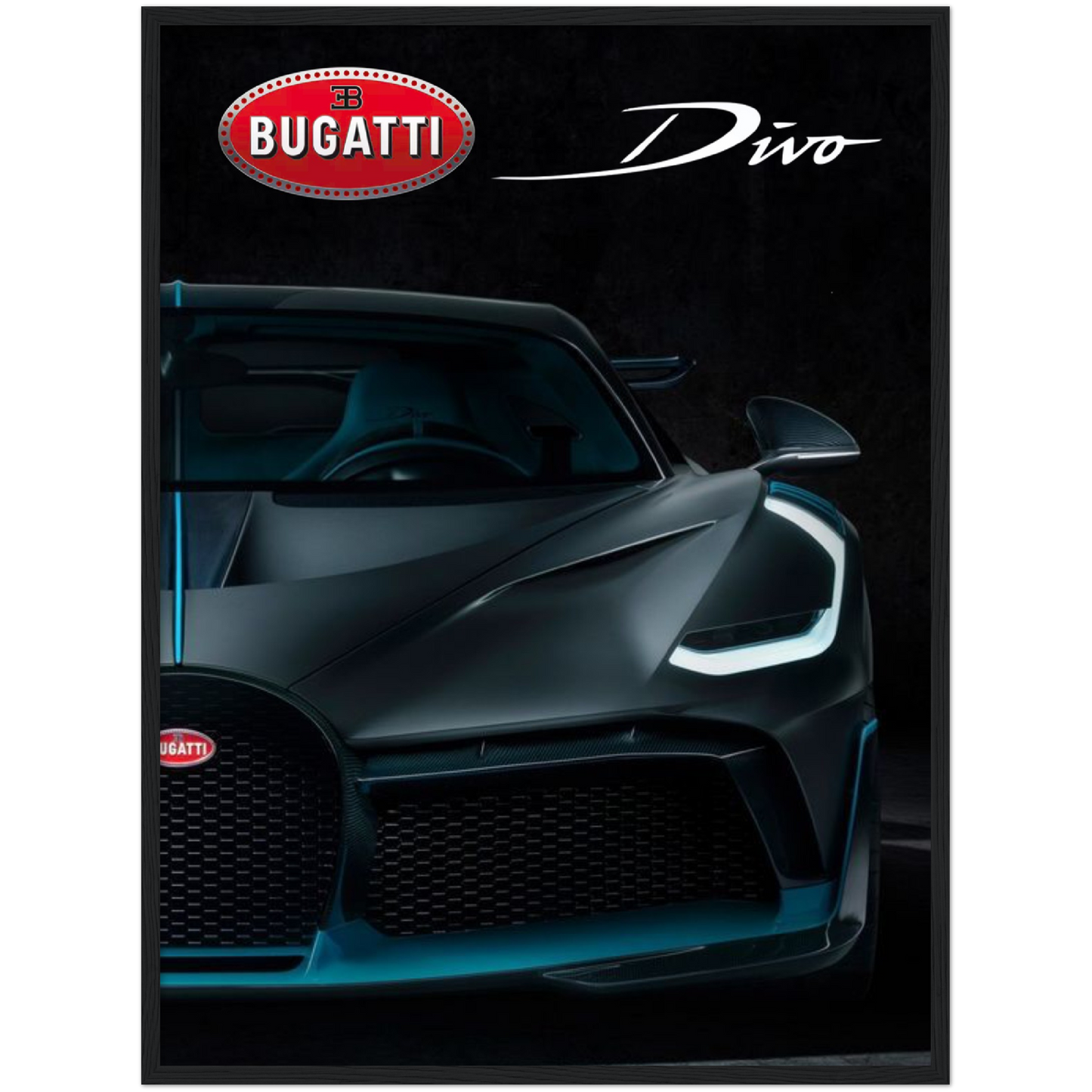Bugatti Divo - Framed
