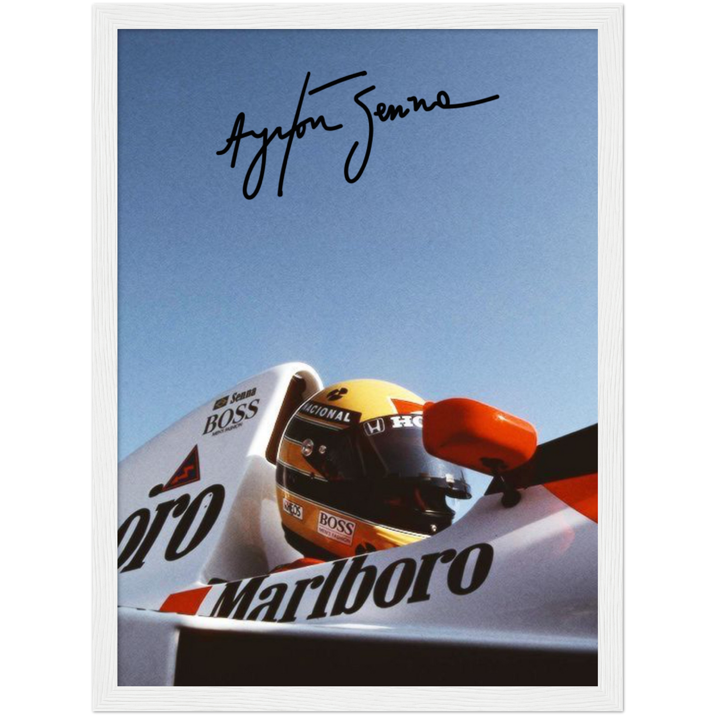 McLaren F1 - Senna - Framed