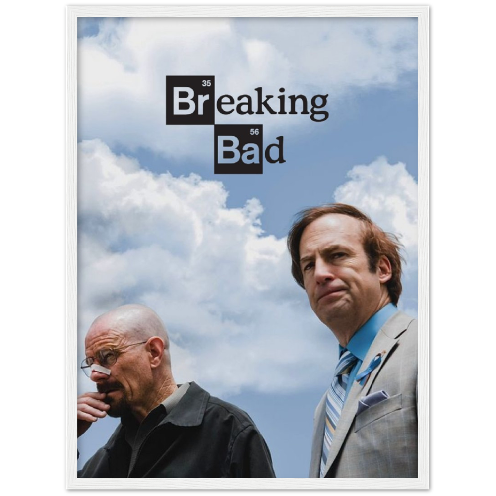 Breaking Bad - Walter and Saul - Framed
