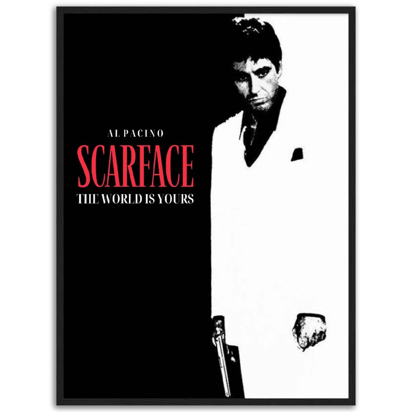 Scarface - Al Pacino - Framed