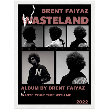 Brent Faiyaz Wasteland - Framed
