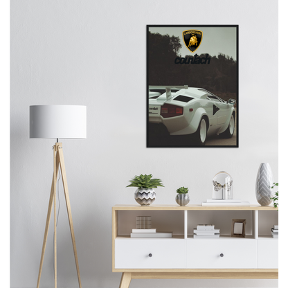 Lamborghini Countach - Framed