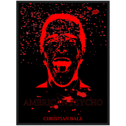Red Design - American Psycho - Framed